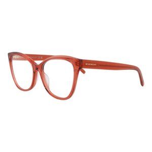 Givenchy Womens Cat Eye Orange Orange Transparent Fashion Designer Eyewear